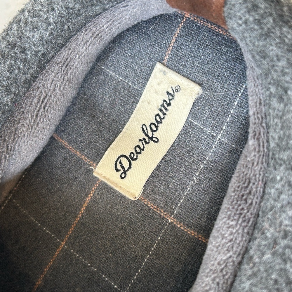 EUC Dearfoams Mens Slippers - Picture 4 of 7